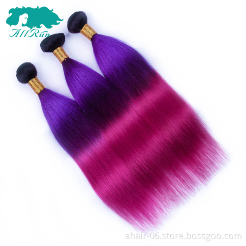 3 color hair bundles with closure, 3 tone color emy hair